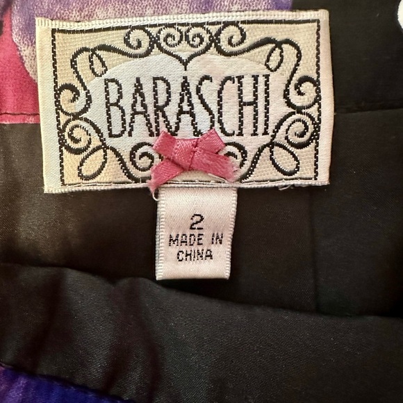 Yoana Baraschi Floral Polka Dot Pencil Skirt Size 2 - Picture 6 of 6